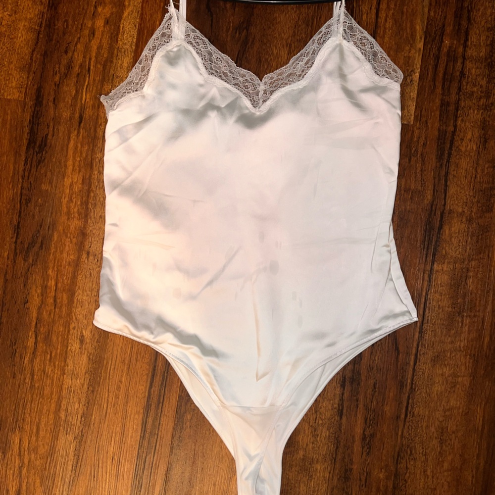 Zara satin lace bodysuit
